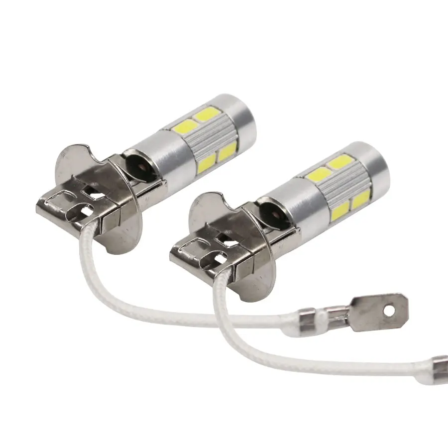 10 шт. H3 светодиодный автомобильный светильник противотуманная Светодиодная