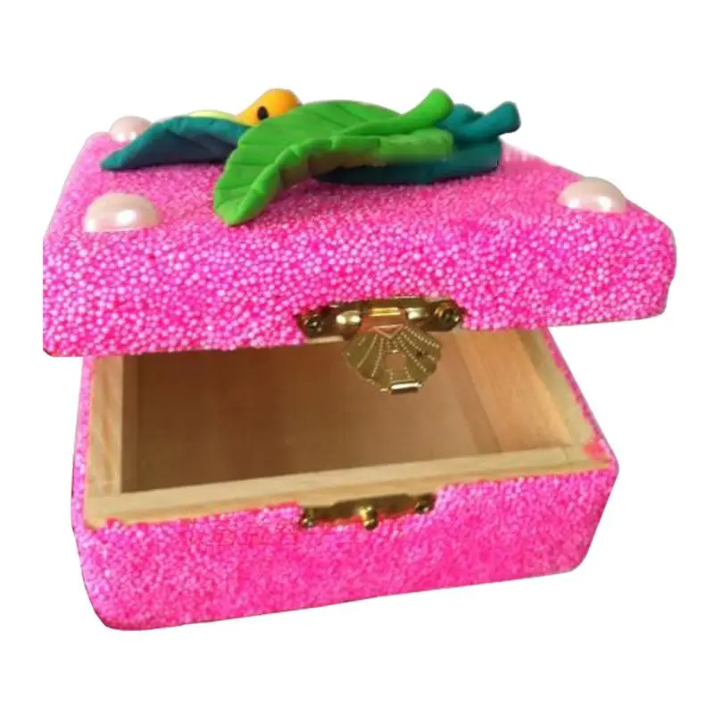 1 шт. необработанные из натурального дерева коробка простые деревянные серьги