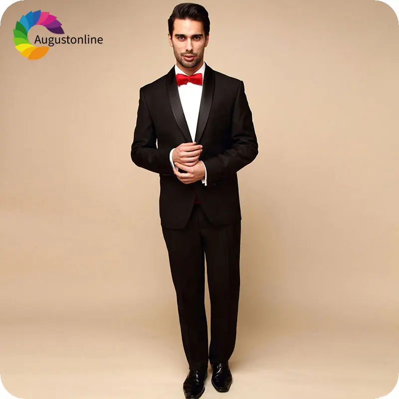 Vintage Black Men Suits for Wedding Classic Shawl Lapel Man Blazers Slim Fit Groom Tuxedos Groomsmen Suit 2Piece Costume Homme
Vintage Black Men Suits for Wedding Classic Shawl Lapel Man Blazers Slim Fit Groom Tuxedos Groomsmen Suit 2Piece Costume Homme