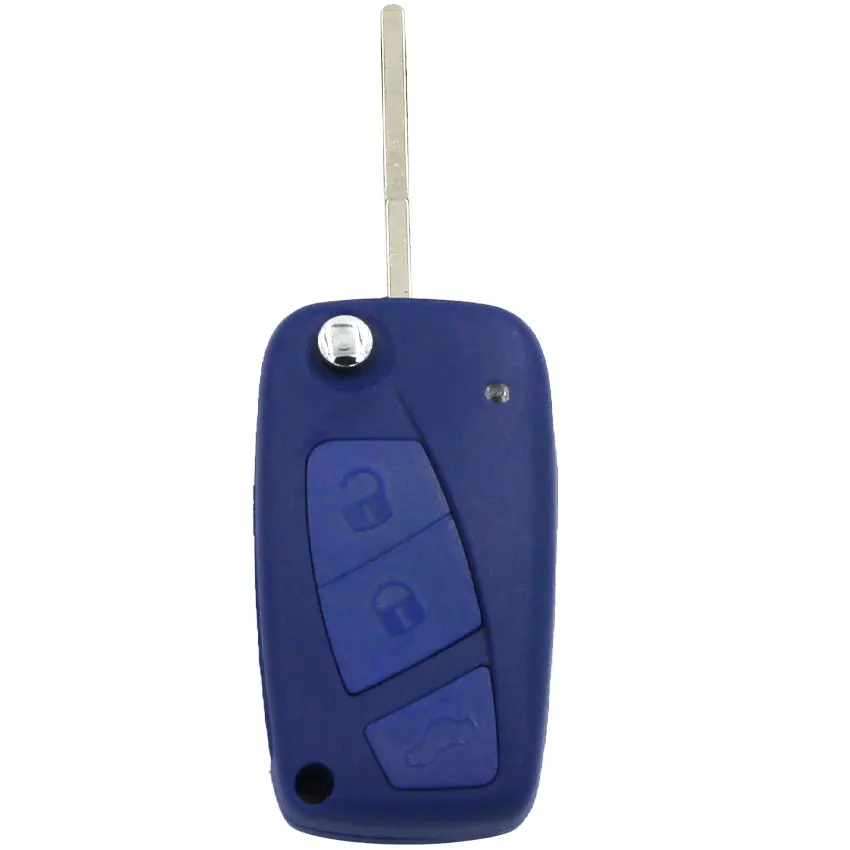 Складной флип 3 кнопки дистанционного ключа 433 МГц PCF7946 чип с нерезающимся лезвием