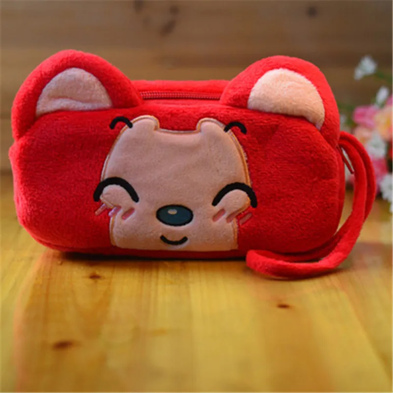 Новый милые животные мягкий плюш карандашом китти тоторо карты чехол карандаши