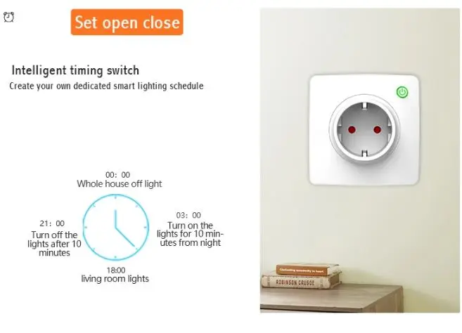 Rillpac KS-621 80*80 ЕС стиль умная настенная розетка подходит Alexa Google ITFFF, Smart Life app, дистанционное управление и функция таймера