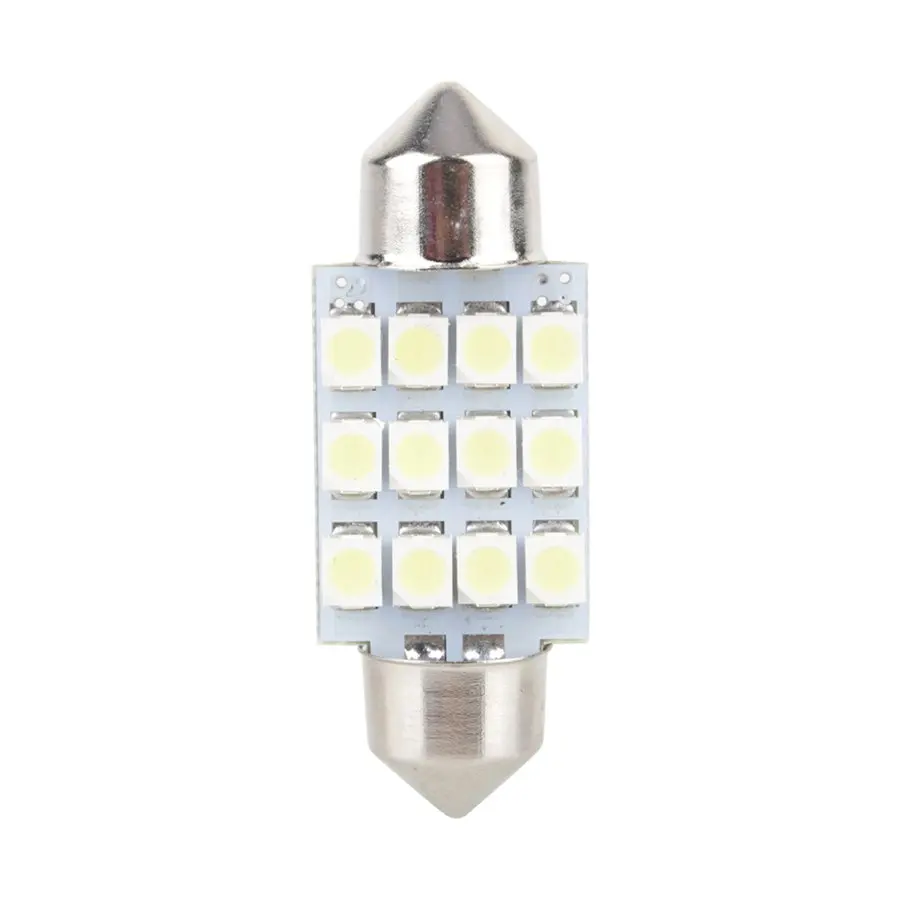 Светодиодный светильник ПА для чтения автомобиля лампа 31 мм Festoon 12 SMD купольный
