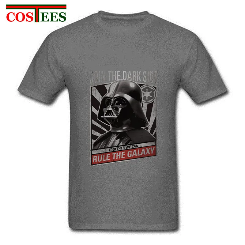 Винтажная Футболка Join the dark side футболки JEDI hombre Star War уникальный дизайн мужские