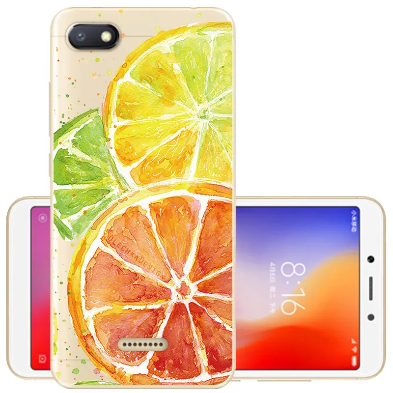 1 Силиконовый чехол для Xiaomi Redmi 6A 5,4", милый чехол из ТПУ для Xiaomi redmi 6 redmi6a redmi 6 pro, чехол, чехол, бампер для телефона - Цвет: 1