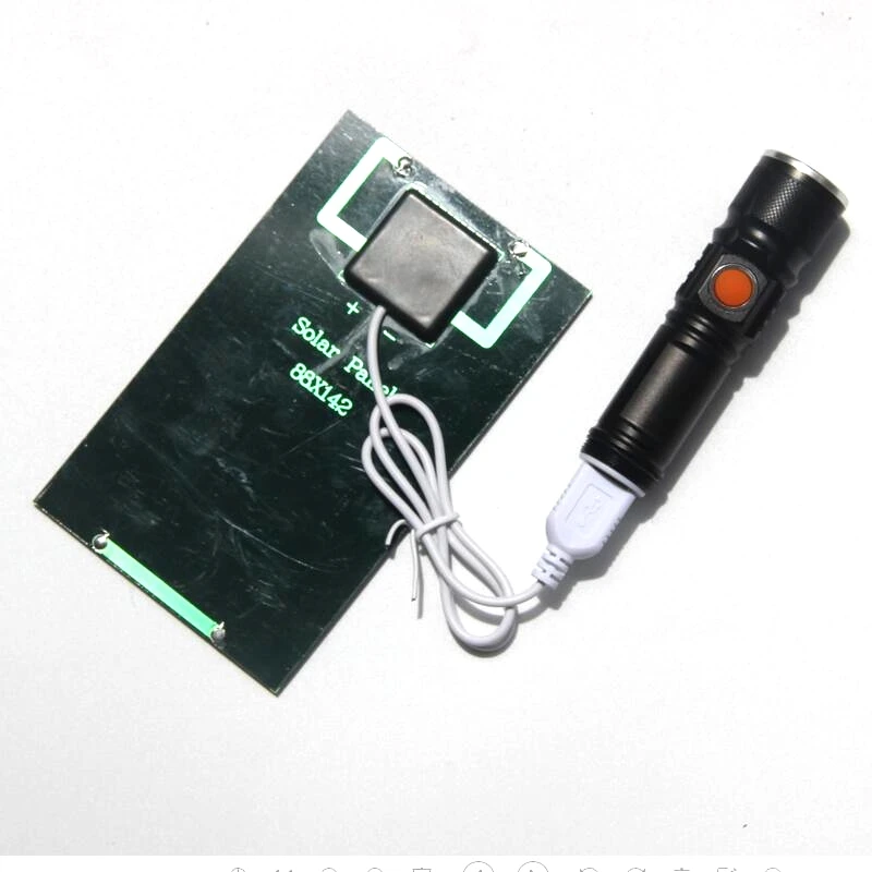 Портативный солнечный светильник BUHESHUI 2 Вт USB зарядное устройство для солнечной