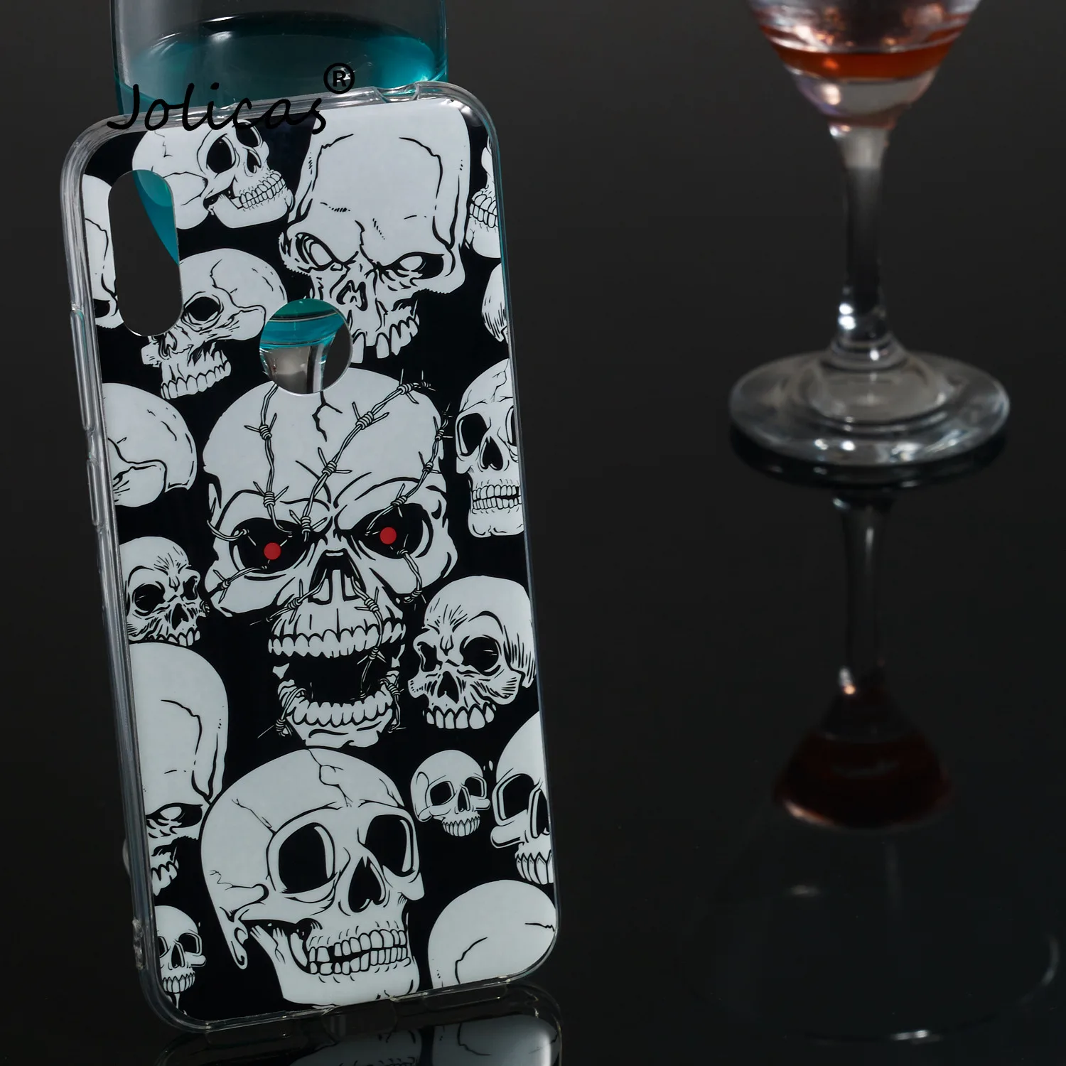 Светящийся мягкий чехол из ТПУ для телефона huawei Y6 Pro 2019 мобильного Каса capinha