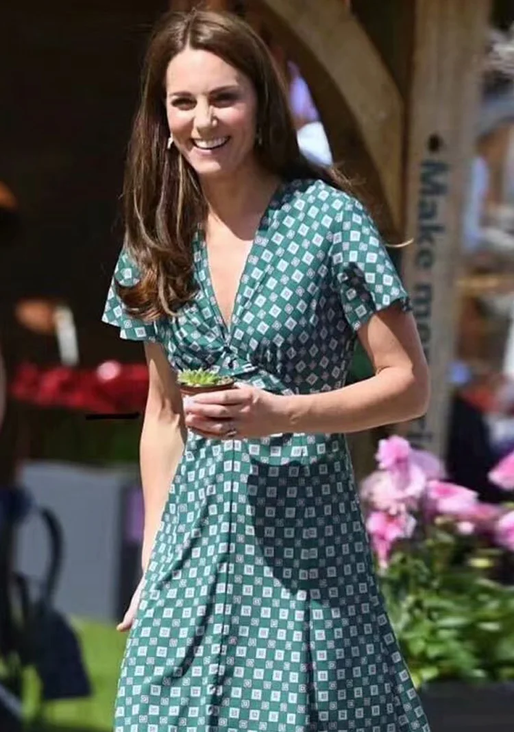 XF Kate Princess дизайнерский Подиум осень новые высококачественные сексуальные вечерние элегантные винтажные boho Женская одежда 712-4