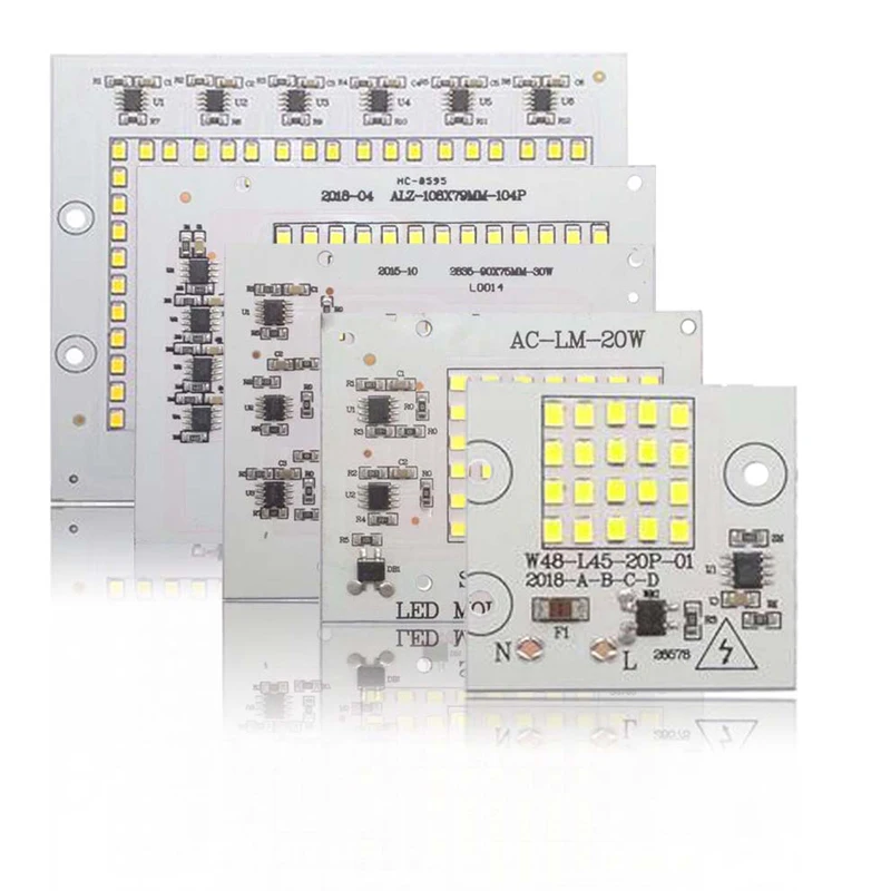 Светодиодный чип COB 100 Вт 50 30 20 10 умный IC светодиодный драйвер без SMD бусин для
