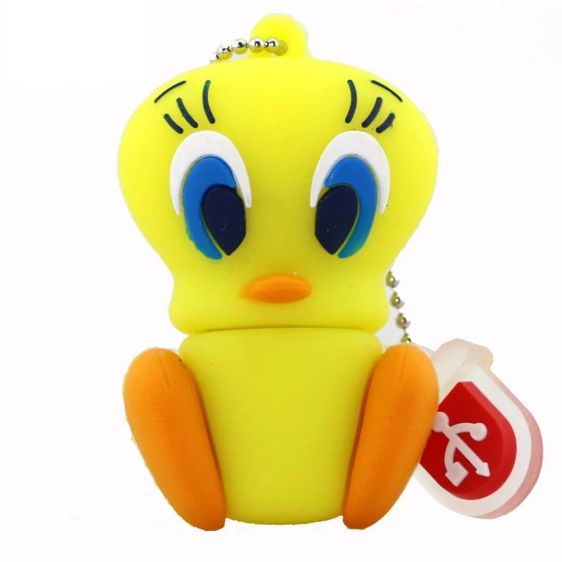 USB-флеш-накопитель с животными в виде утки багги кролика вороны Льва кота 64 ГБ 32 16 8