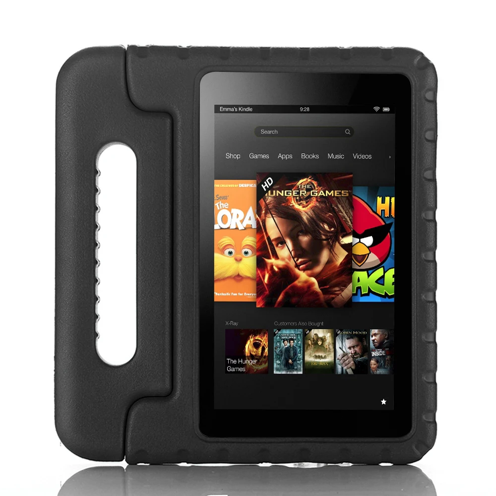 Для Amazon Fire 7 7 дюймов чехол для планшета EVA противоударный Анти-падение супер защитный чехол портативная ручка защитный чехол-подставка