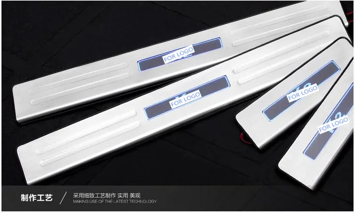 С синим светодиодным светом высокого качества из нержавеющей стали