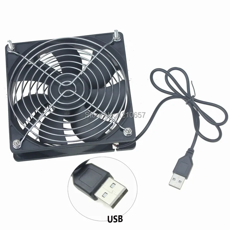 1 комплект Gdstime 120 мм 12 см 5 дюймов в USB Мощный охлаждающий вентилятор для