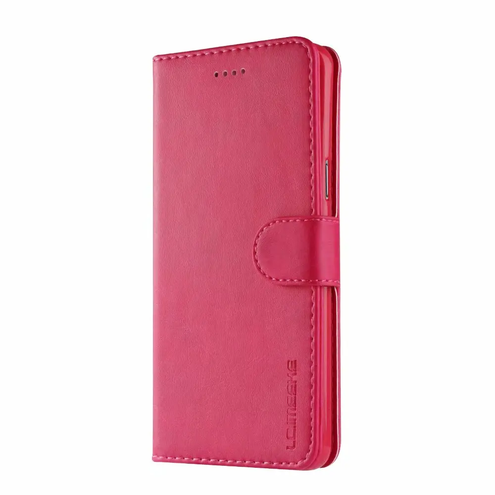 Rose Для huawei p30 lite роскошный кожаный Lite держатель для карт Уоллер чехол для huawei p30 Pro с откидной крышкой-подставкой для p30 бумажник чехол для телефона - Цвет: Rose