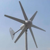 low wind speed start 400w wind turbine generator 12v 24v ac wind generator windmill ce approved ironless core generator