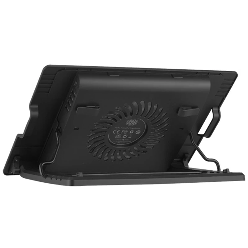 Laptop Cooler Accessories 6.5-45 Degree Adjustable 2 USB Cooling Pads Blue LED Notebook Stand Base For Computer PC | Компьютеры и офис