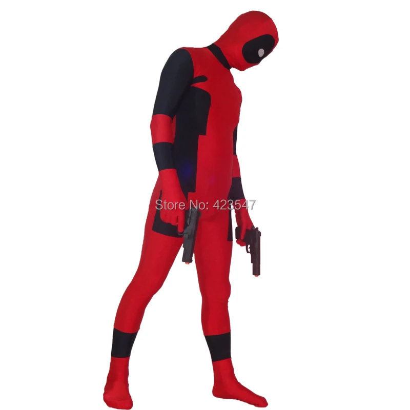 Newest Hot Deadpool Spandex Costumes Halloween Party Cosplay zentai suit DCC3254 | Тематическая одежда и униформа