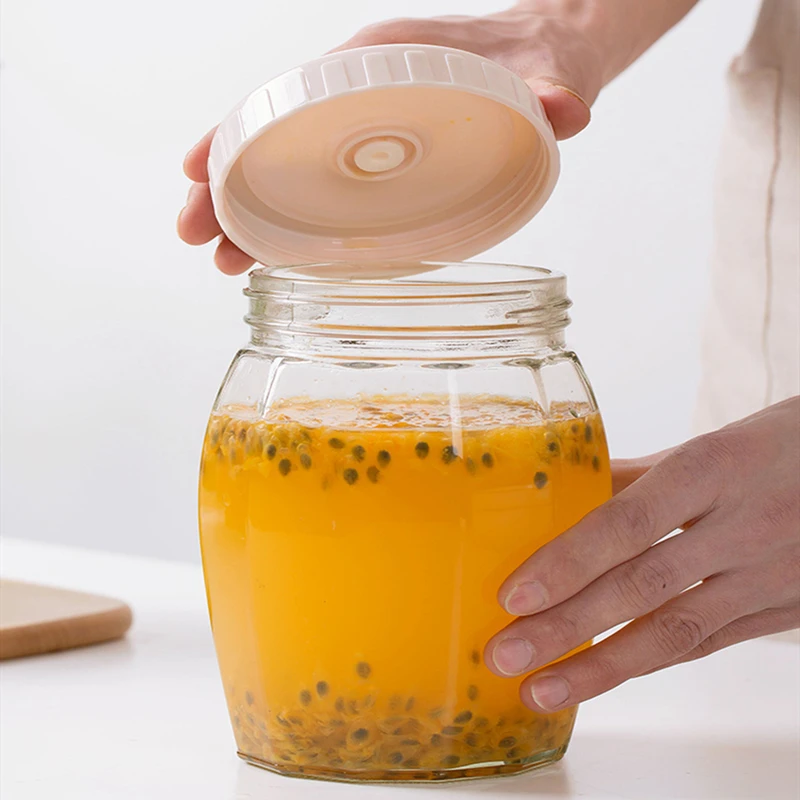 Стеклянная герметичная банка кухонная для Мейсона бутылка конфет фермент Kimchi