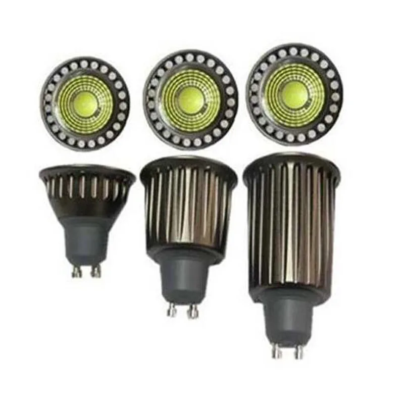 Светодиодный COB Точечный светильник E27 GU10 MR16 12V затемнения 9 Вт 12 15 20 хит продаж