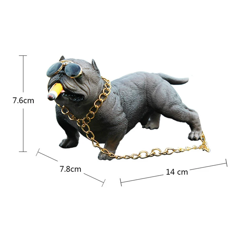 Автомобильная декоративная собачка для салона автомобиля имитация Bully Dog Doll