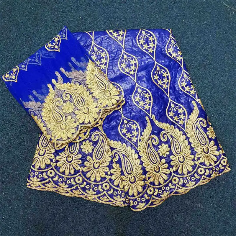 Бесплатная доставка желтый Базен кружевной ткани жаккардовые Brocade богатый getzner с