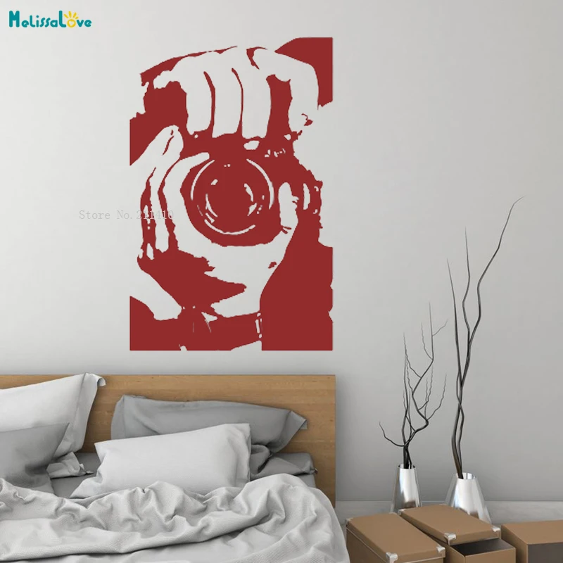 Виниловая настенная наклейка для фотографа съемная виниловая салона камеры