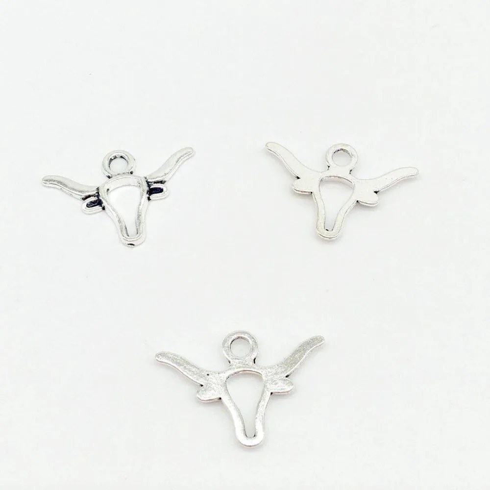 33 шт./лот винтажные Подвески в виде Головы Быка подвески с овечьей головкой для