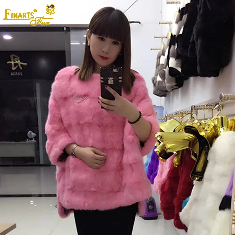 Мода реального кролика рекс пальто женская зимняя обувь с мехом теплый