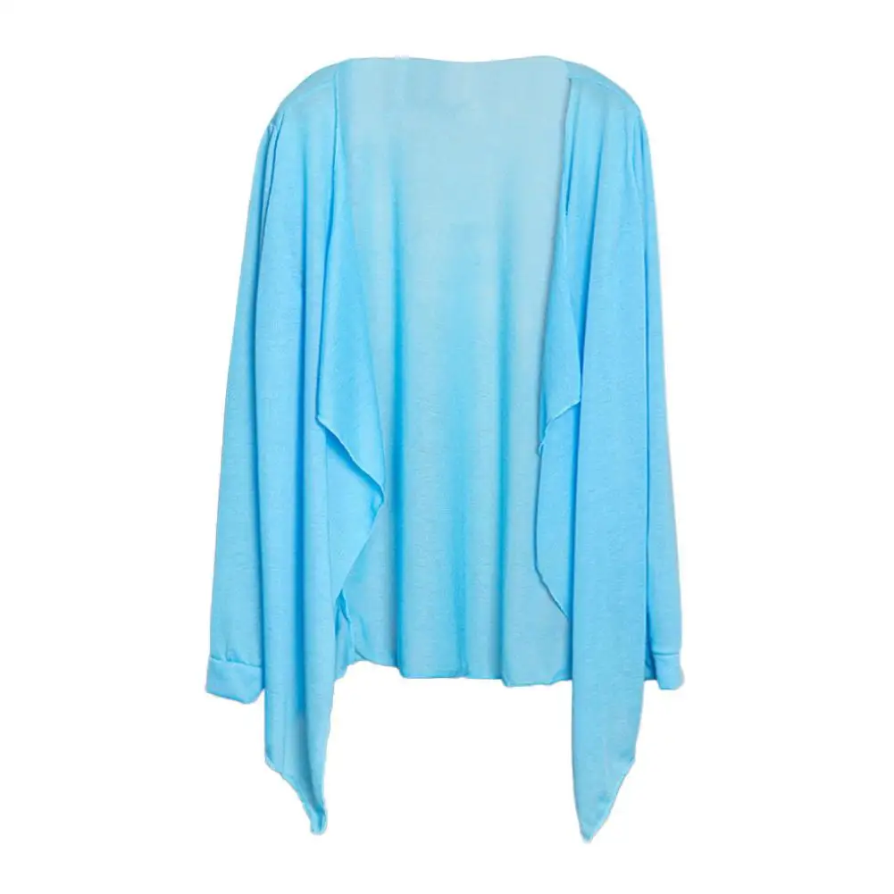 Женский Повседневный модальный хлопковый кардиган из полиэстера рубашка ярких