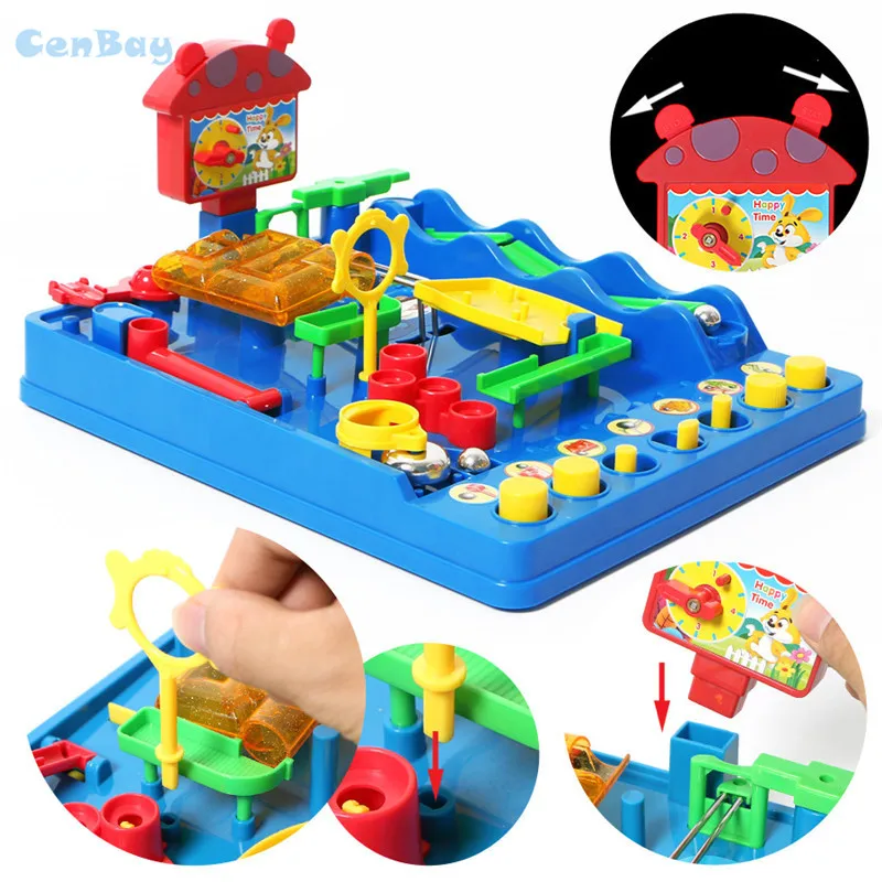 Забавное приключение аквапарк Bebe игрушки для детей Marbles Run Toys Parten детская