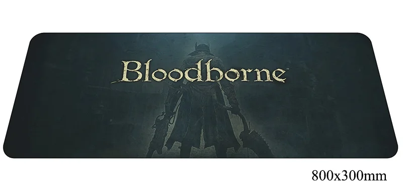 Коврик для мыши bloodborne, высококлассный компьютерный геймер, mause, коврик 800x300X2 мм, лидер продаж, коврик для мыши, эргономичный гаджет, настольные коврики - Цвет: Size 800x300X2MM