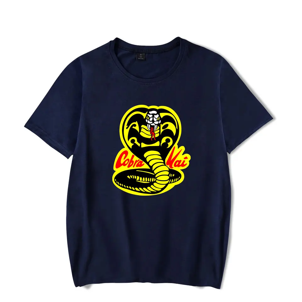 LUCKYFRIDAYF 2018 Лето хит хоп Cobra Kai Забавные футболки для мужчин/женщин хлопковая