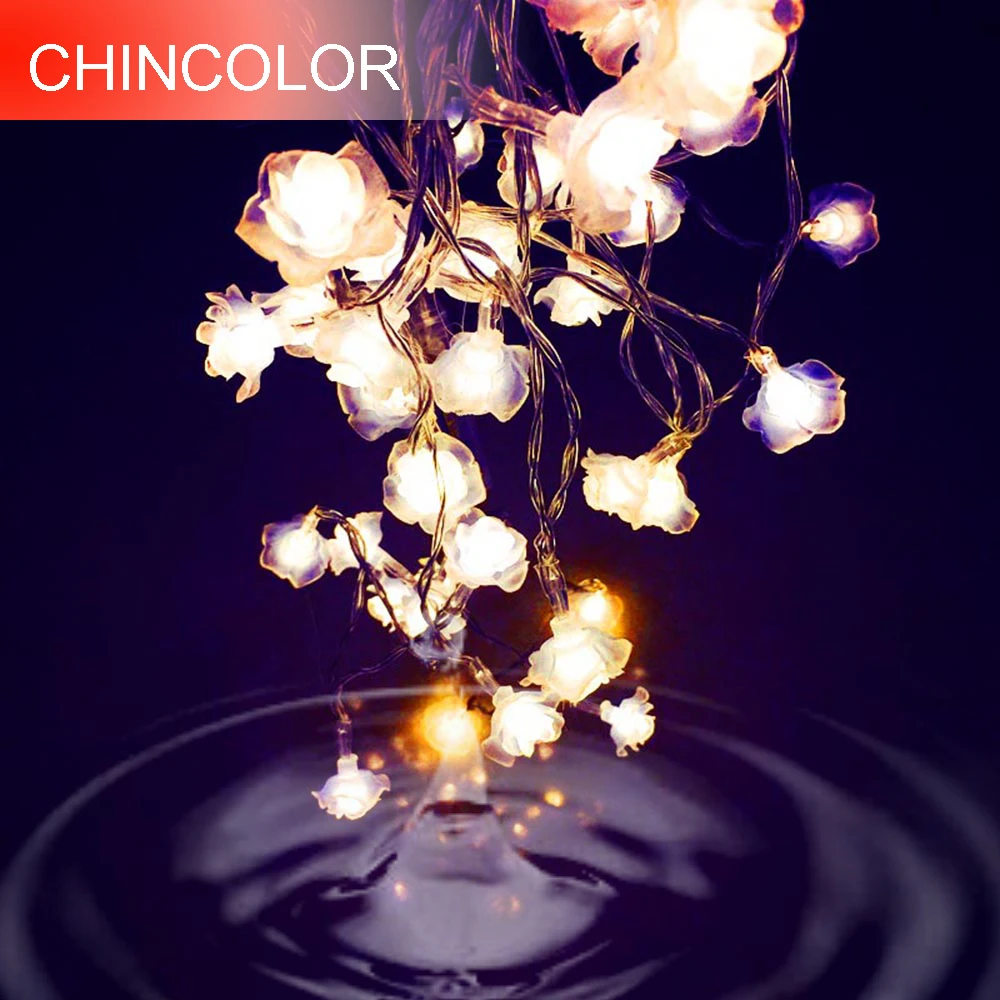 СВЕТОДИОДНАЯ Гирлянда Love Rose 10 20 светодиодов 9 цветов|string lights|led string lightschristmas fairy |