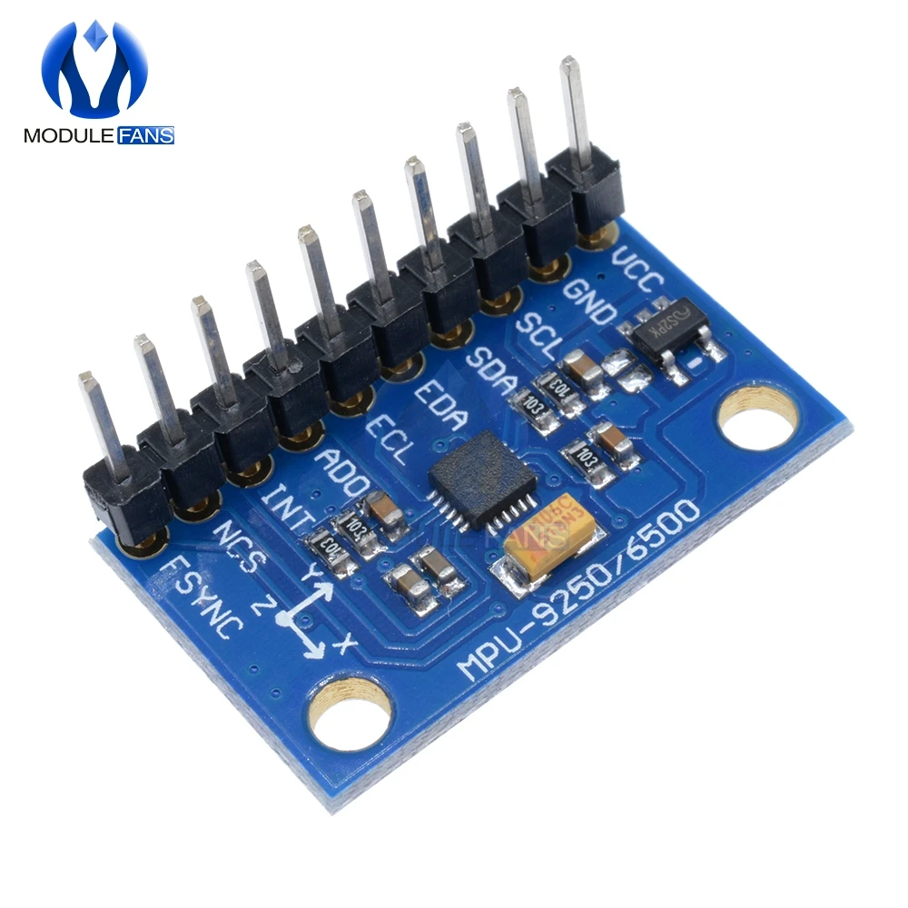 I2C IIC SPI MPU9250 Сенсор модуль MPU 9250 9 ось Отношение гироскопа ускоритель + магнитометр