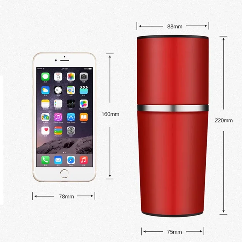 Ewold ручная Кофеварка ручное давление портативный Эспрессо машина кофе