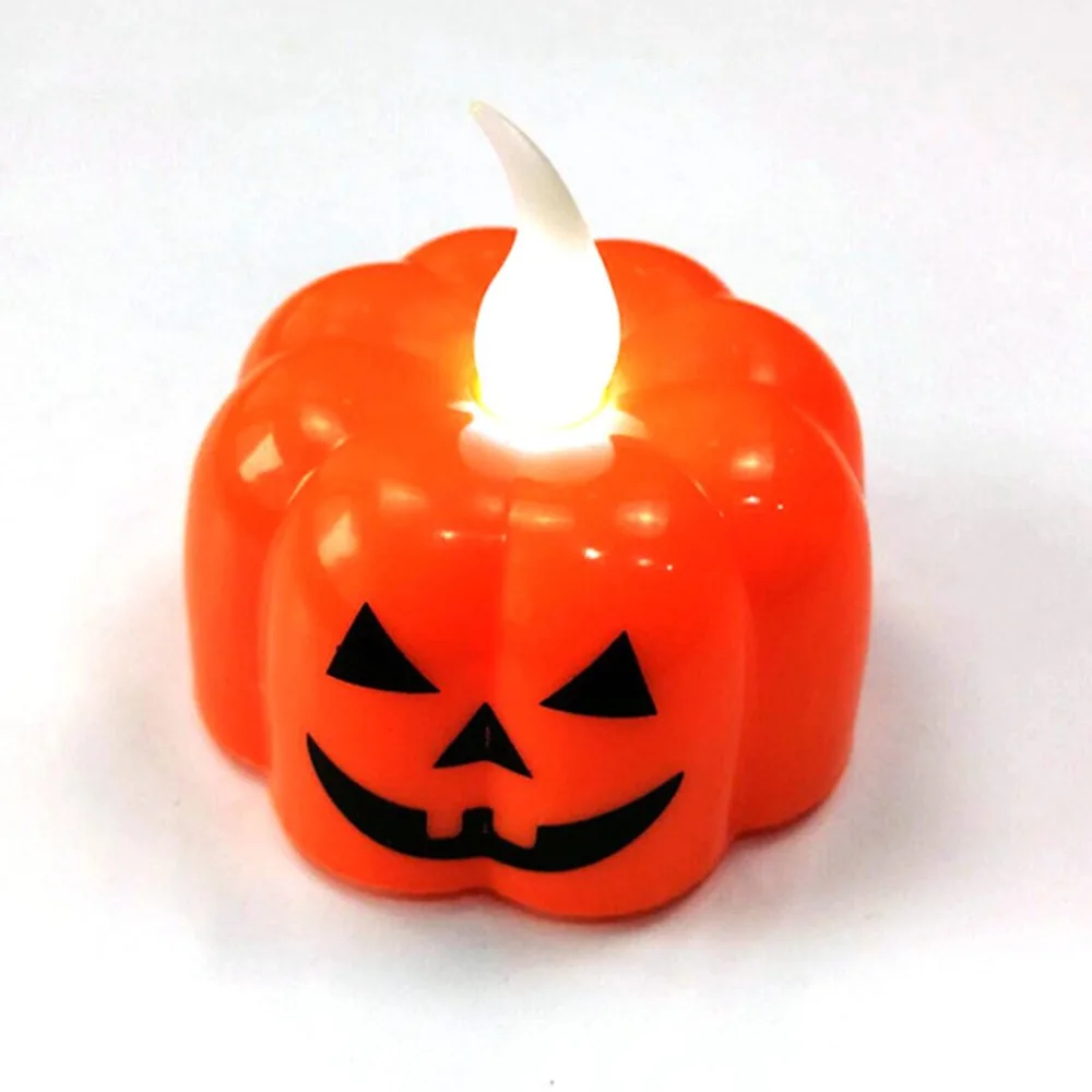 Классическая свечка фонарь в форме тыквы дизайн маленький светодиодный Прочный