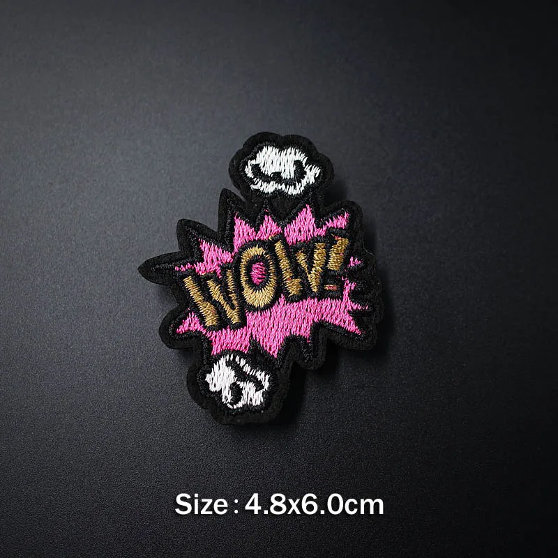 13 YES ROCK COOL POW DIY тканевые Значки для одежды, декоративные железные нашивки, одежда для шитья, декоративная аппликация, нашивки для шитья - Цвет: 13