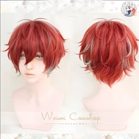 top quality division rap battle hypnosis mic doppo kannonzaka wigs heat resistant synthetic hair cosplay costume wig wig cap