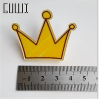 1pcs cute badges crown acrylic pin badge symbol cartoon icon package decoration small gifts