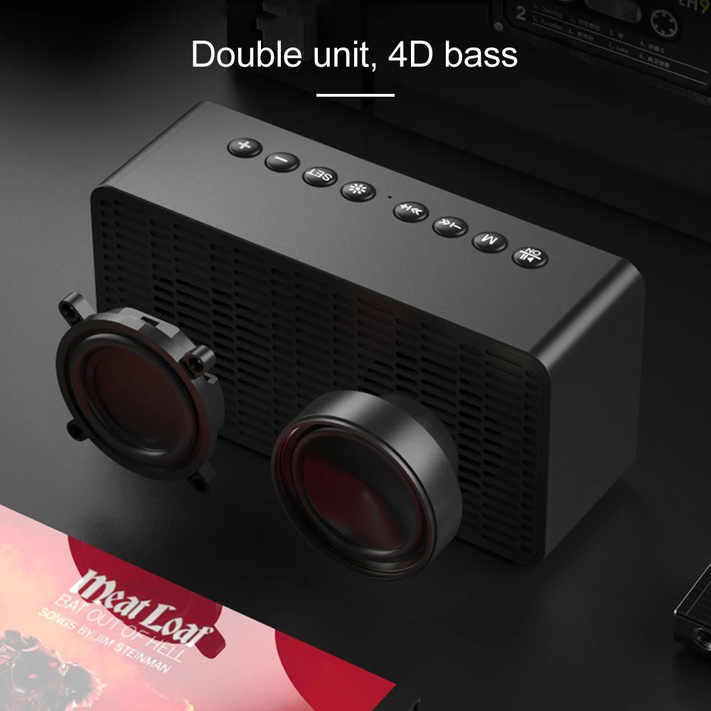 Bluetooth 5.0 портативная беспроводная Bluetooth-колонка сабвуфер музыкальная звуковая