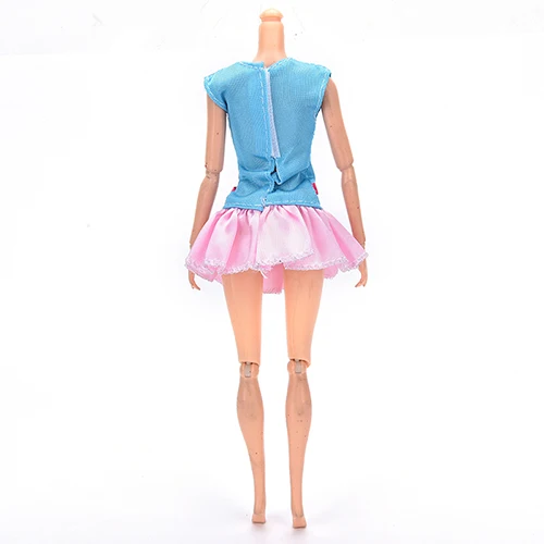 2017 Горячая Повседневная игрушка юбка футболка с волшебной наклейкой Кукла