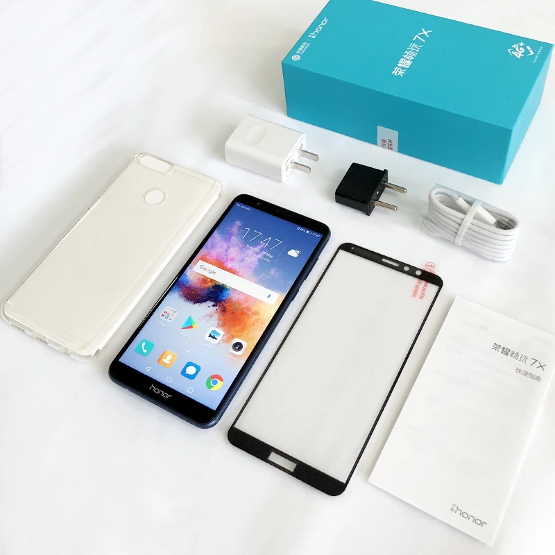 Глобальной прошивки Huawei Honor 7x5.93 &quotполный вид Экран 2160 * 1080pix оты смартфон Octa Core 2.4