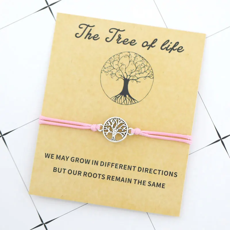 Женский и мужской браслет Lucky Tree of Life красный желаний подарок на лето|Браслеты с
