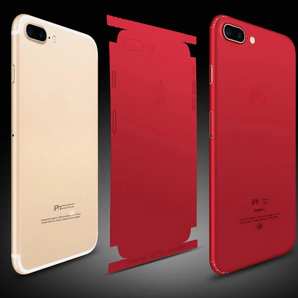 Прочный ПВХ телефон наклейка s для iPhone 8 6S 7 Plus задняя защитная пленка XS X клей Pegatinas