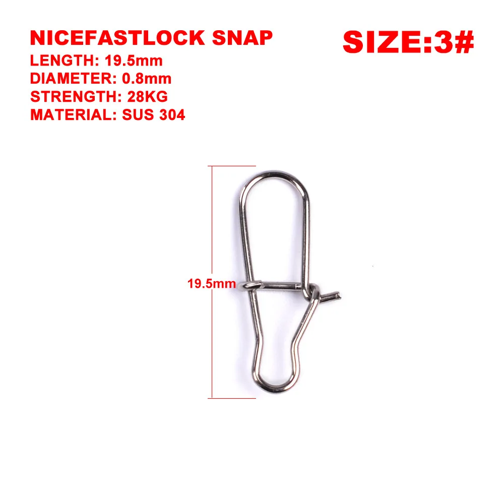 30 шт. коннектор из нержавеющей стали суперпрочная шпилька для приманки прижимная