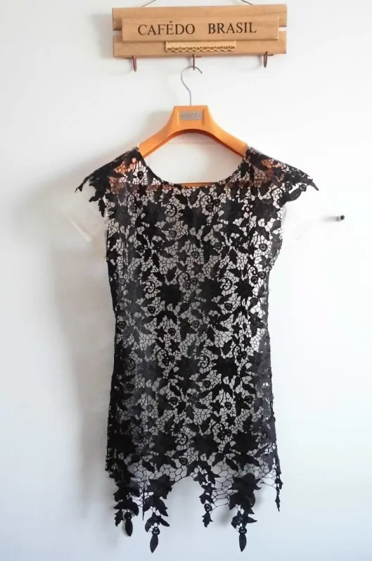 Тропическая блузка новинка 2018 модные весенне летние укороченные тюлевые