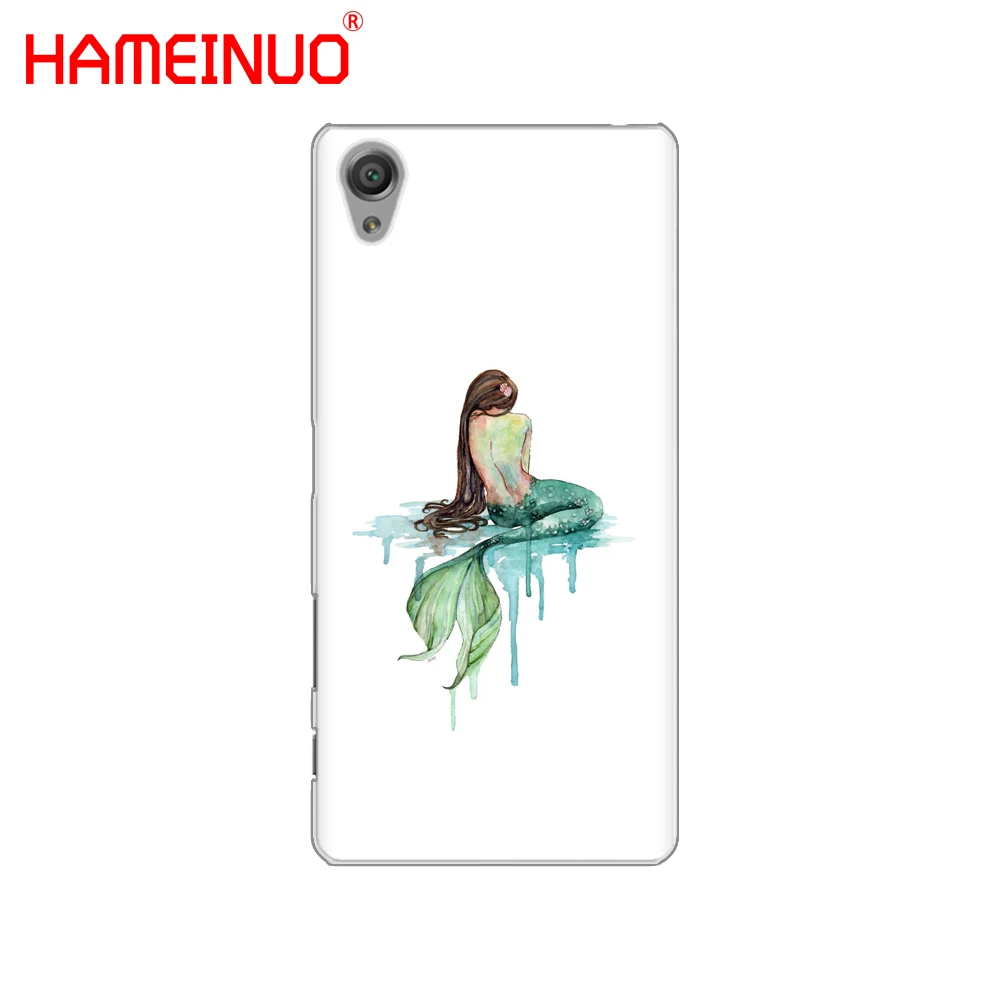 HAMEINUO Русалка Рыба чехол для телефона для sony xperia C6 XA1 XA2 XA ULTRA X XP L1 L2 X XZ1 compact XR/XZ PREMIUM