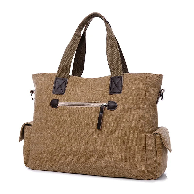 Новинка 2016 Повседневный стиль Мужские сумки на плечо холст с ремешком мужчин office