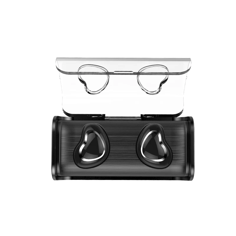 Tradexert TWS-7 Беспроводная bluetooth-гарнитура 5,0 спортивные наушники Водонепроницаемая bluetooth-гарнитура с микрофоном для iphone huawei xiaomi - Цвет: Черный