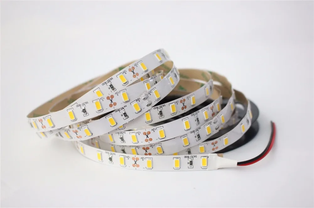 Двойная печатная плата повышенной яркости! Светодиодная лента 5630 5 м не